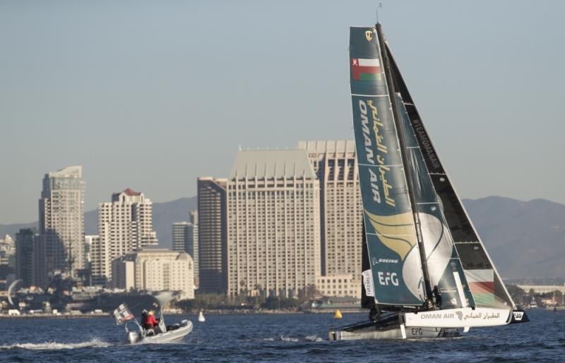 Extreme Sailing Series 2018. Act 6. San Diego photo copyright Lloyd Images taken at  and featuring the GC32 class