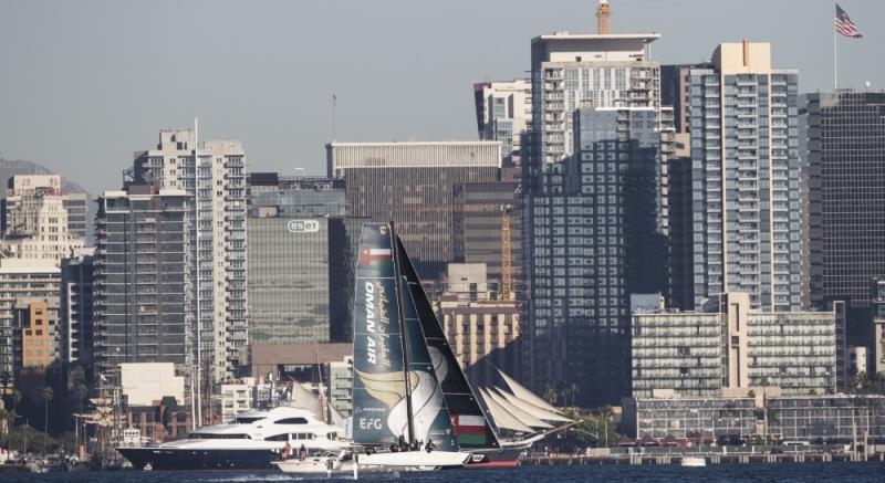 Extreme Sailing Series 2018. Act 6. San Diego photo copyright Lloyd Images taken at  and featuring the GC32 class