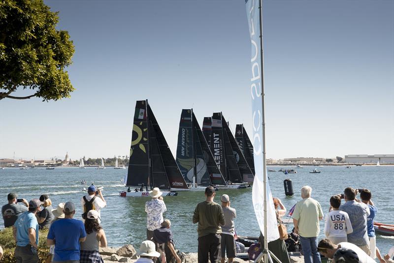 Extreme Sailing Series™ San Diego 2018 - Day three photo copyright Lloyd Images taken at  and featuring the GC32 class