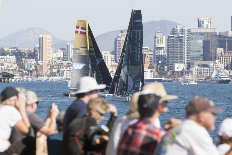 The Extreme Sailing Series 2018. Act 6. San Diego photo copyright Lloyd Images taken at  and featuring the GC32 class