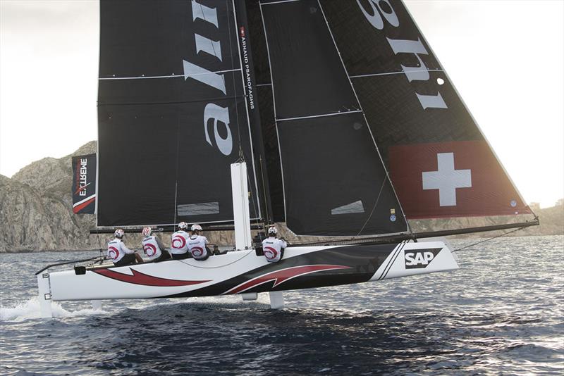 Extreme Sailing Series™ Los Cabos 2018 - Day Four - Alinghi photo copyright Lloyd Images taken at  and featuring the GC32 class