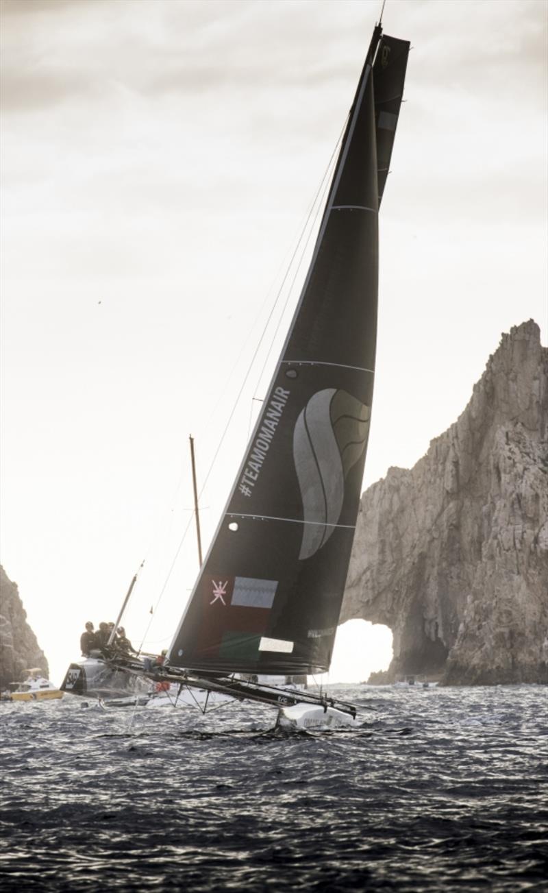 Team Oman Air - Extreme Sailing Series Los Cabos, Act 7 photo copyright Lloyd Images taken at  and featuring the GC32 class