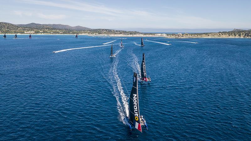 The fabulous race area off Capo Carbonara - 2019 GC32 Racing Tour - Villasimius Cup photo copyright Sailing Energy / GC32 Racing Tou taken at  and featuring the GC32 class