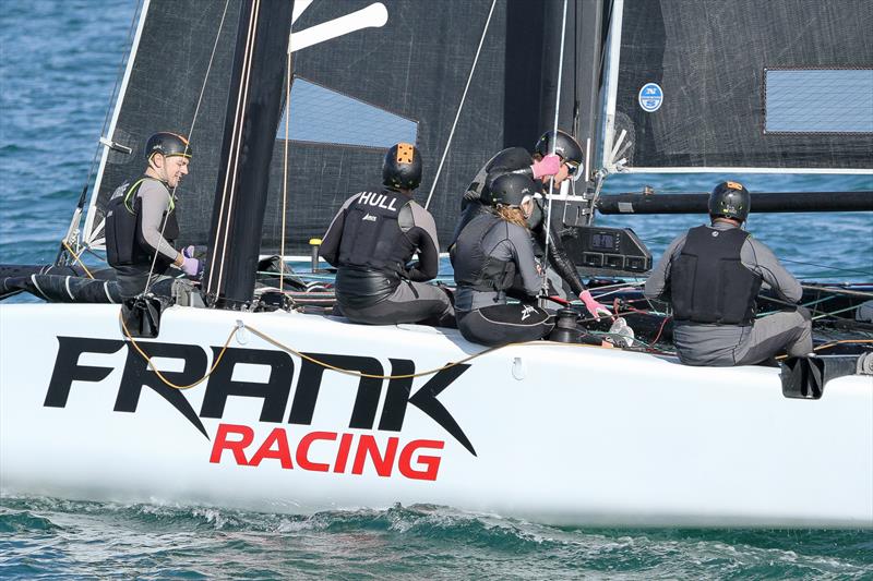 GC32 - Frank Racing - Waitemata Harbour - RNZYS Winter Race, July 2019 - photo © Richard Gladwell, Sail World NZ