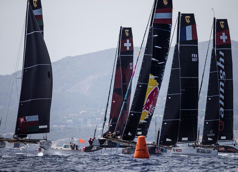 Reaching starts on the GC32 Racing Tour are nothing less than spectacular. - 38 Copa del Rey MAPFRE photo copyright Sailing Energy / GC32 Racing Tour taken at Real Club Náutico de Palma and featuring the GC32 class