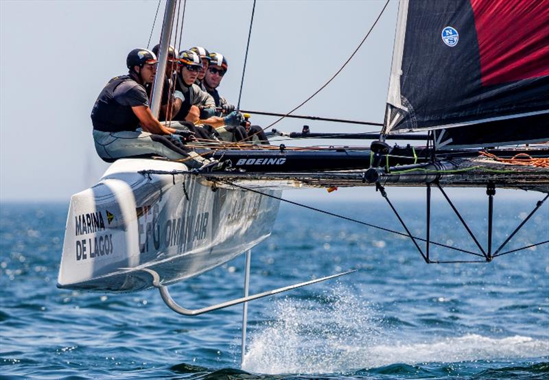 Oman Air currently sits at the top of 2019 GC32 Racing Tour leaderboard after winning in Villasimius and at Copa del Rey MAPFRE. - photo © Jesus Renedo / Sailing Energy / GC32 Racing Tour