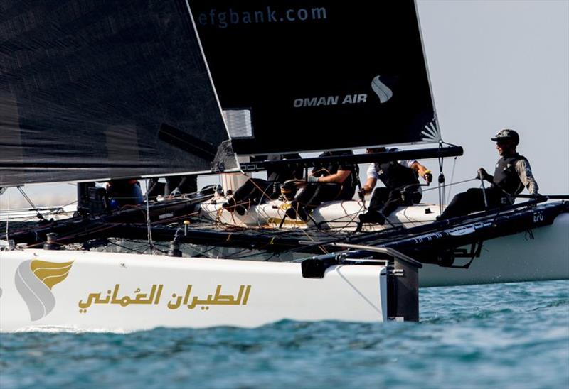 Adam Minoprio and the Oman Air crew are hoping for a home town victory this week for their sponsor photo copyright Sailing Energy / GC32 Racing Tour taken at  and featuring the GC32 class