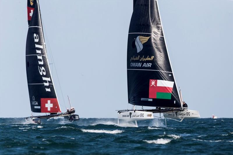 The big match tomorrow will be between Alinghi and local heroes Oman Air. - GC32 Oman Cup day 3 - photo © Sailing Energy / GC32 Racing Tour