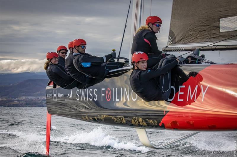 Trying to get young Swiss sailors flying - Swiss Foiling Academy joins the GC32 Racing Tour in 2021. - photo © GC32 Racing Tour
