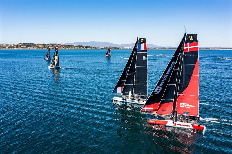 Practice Day racing - GC32 Lagos Cup 1 photo copyright Sailing Energy / GC32 Racing Tour  taken at  and featuring the GC32 class