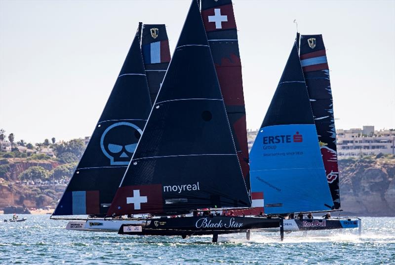 Close competition at the GC32 Lagos Cup 1 - photo © Sailing Energy / GC32 Racing Tour