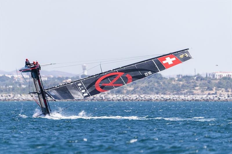 Going....going....  - GC32 Lagos Cup 2 - photo © Sailing Energy / GC32 Racing Tour