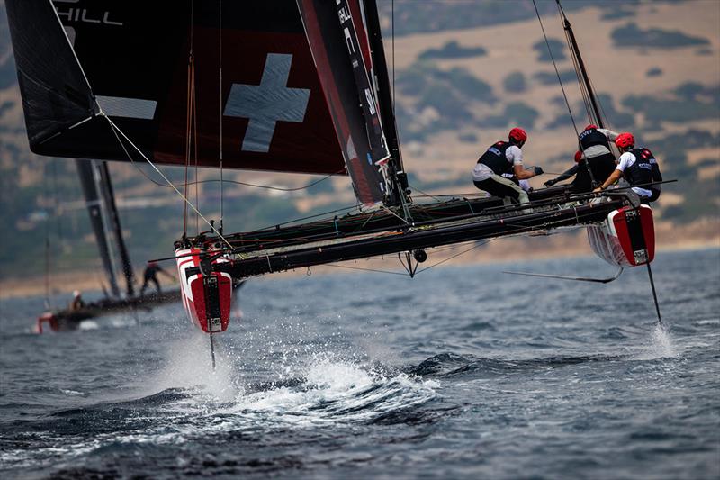 Team Tilt kept it together to finish third in today's race - GC32 World Championship 2021 photo copyright Sailing Energy / GC32 Racing Tour taken at  and featuring the GC32 class