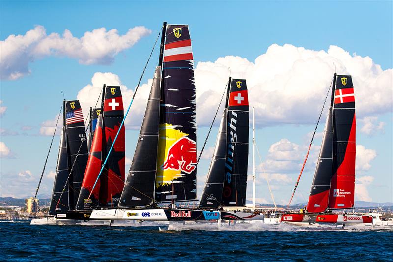 Reaching starts were the order of the day today. Photo: Sailing Energy / GC32 Racing Tour photo copyright Sailing Energy / GC32 Racing Tour taken at  and featuring the GC32 class