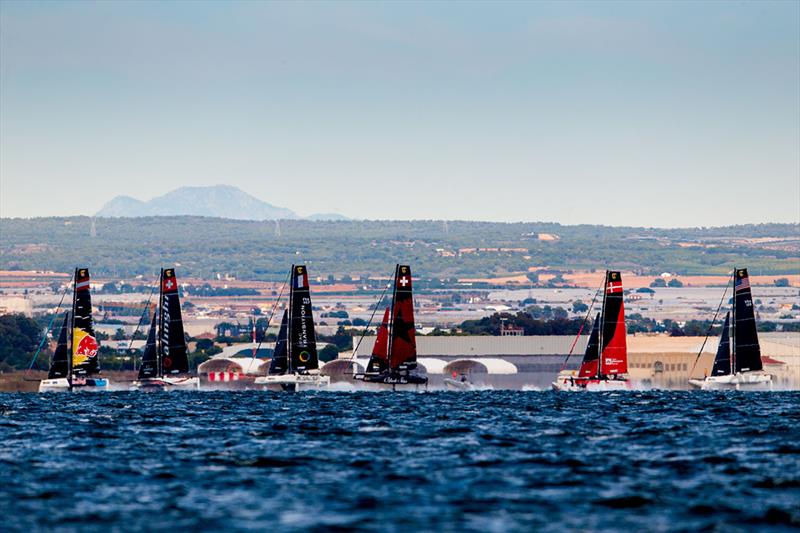 Racing on the Mar Menor - 2021 GC32 Mar Menor Cup photo copyright Sailing Energy / GC32 Racing Tour taken at  and featuring the GC32 class