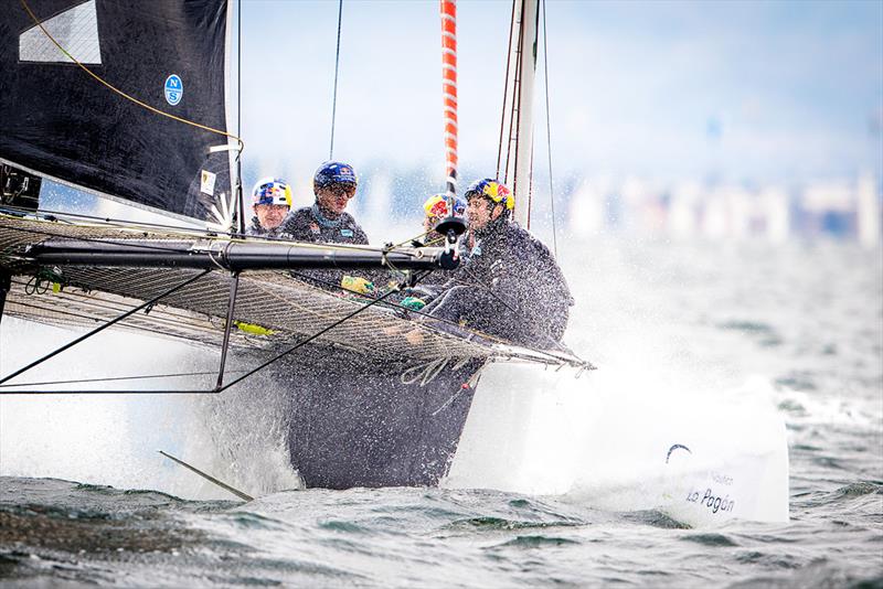 Red Bull Sailing Team were on form today - 2021 GC32 Mar Menor Cup photo copyright Sailing Energy / GC32 Racing Tour taken at  and featuring the GC32 class