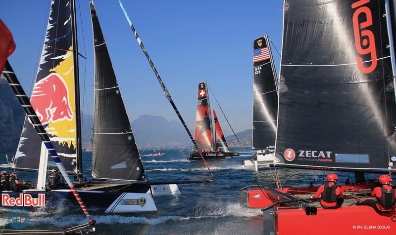 GC32 foil catamarans at Lake Garda - photo © Elena Giolai