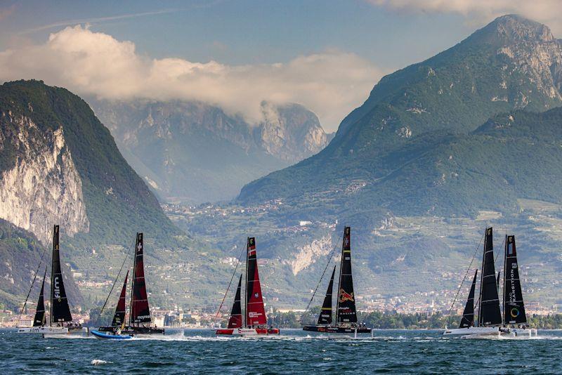 GC32 Racing Tour - day 2 of the GC32 Riva Cup photo copyright Sailing Energy / GC32 Racing Tour taken at Fraglia Vela Riva and featuring the GC32 class