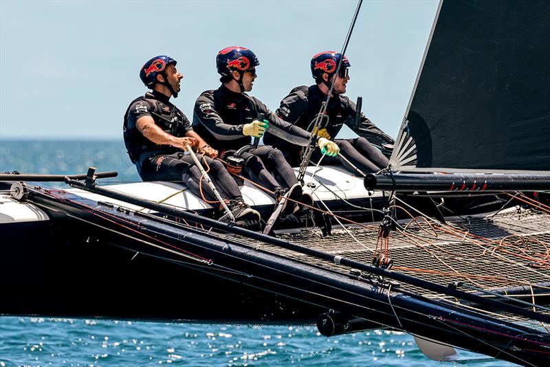  Alinghi Red Bull Racing's star helm: Arnaud Psarofaghis.  - photo © Sailing Energy / GC32 Racing Tour