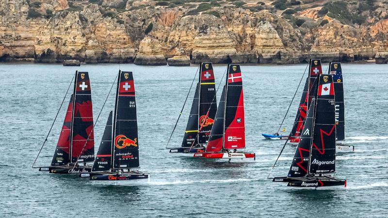 Racing Day 1 - GC32 Racing Tour, Lagos Cup 22 June, 2022 photo copyright Sailing Energy taken at Clube de Vela de Lagos and featuring the GC32 class