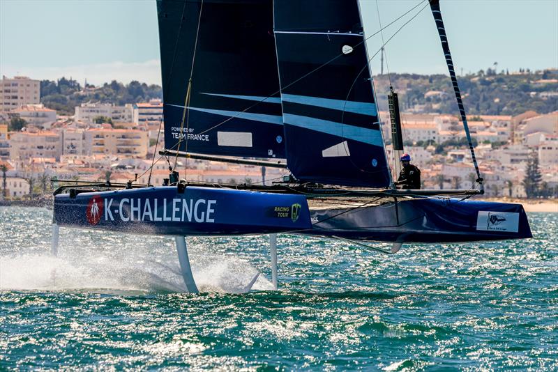 K-Challenge Team France scored podium finishes in today's final two races on day 2 of the GC32 Racing Tour Lagos Cup - photo © Sailing Energy / GC32 Racing Tour