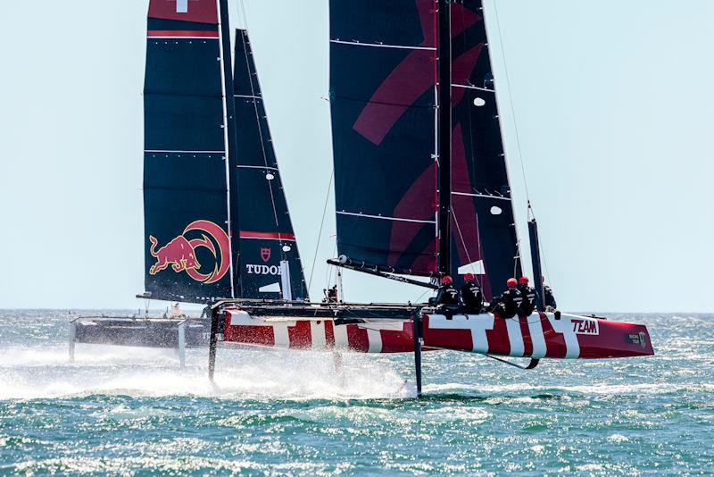 Sebastien Schneiter's Team Tilt showed some of its previous GC32 World Championship winning form, especially in big breeze at the GC32 Racing Tour Lagos Cup photo copyright Sailing Energy / GC32 Racing Tour taken at Clube de Vela de Lagos and featuring the GC32 class