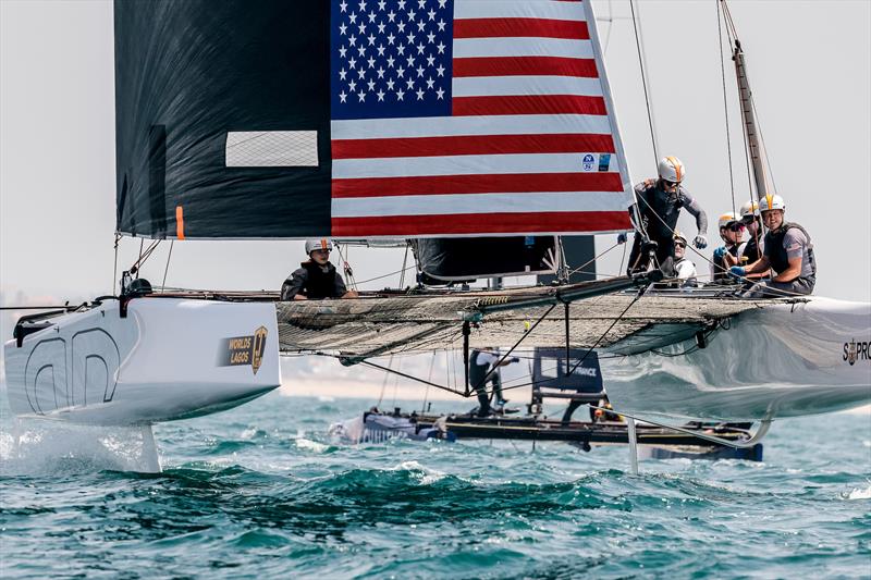 Argo (USA) - GC32 Racing Tour . Lagos World Championships - Day 2 - July, 2022 photo copyright Sailing Energy / GC32 Racing Tour taken at Clube de Vela de Lagos and featuring the GC32 class