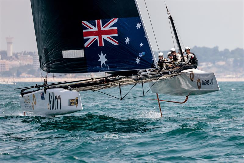 .film AUS Racing - GC32 Racing Tour . Lagos World Championships - Day 2 - July, 2022 - photo © Sailing Energy / GC32 Racing Tour