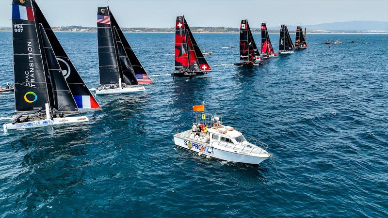 Race start - GC32 Racing Tour . Lagos World Championships - Day 2 - July, 2022 - photo © Sailing Energy / GC32 Racing Tour