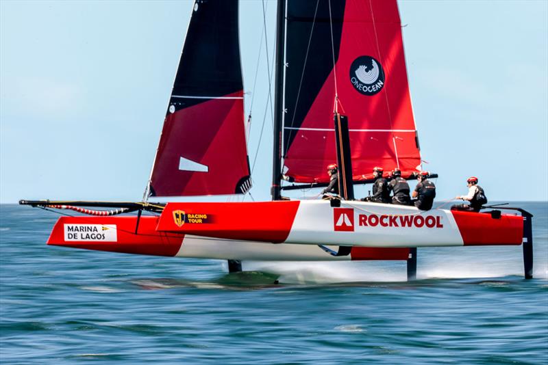 Team Rockwool Racing comes to Lagos straight from a fourth place at the Sail GP event in Chicago photo copyright Sailing Energy / GC32 Racing Tour taken at  and featuring the GC32 class