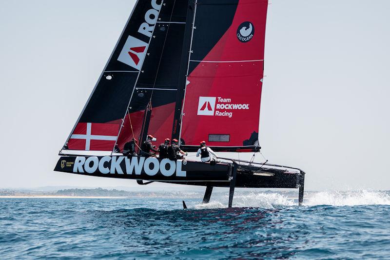 Team Rockwool Racing en route to winning the GC32 Lagos Cup 2023 photo copyright GC32 Racing Tour / Tó Mané taken at  and featuring the GC32 class