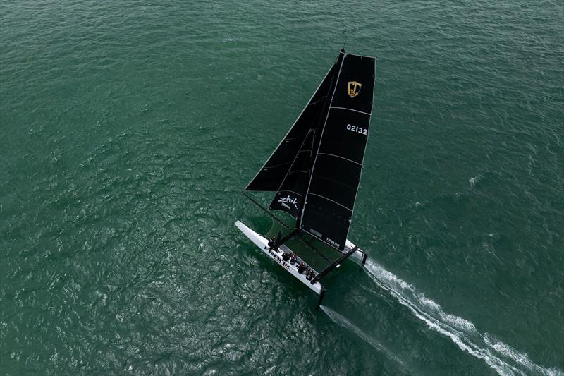 Frank Racing - PIC Harbour Classic - March 2024 - Waitemata Harbour photo copyright Josh McCormack taken at Royal New Zealand Yacht Squadron and featuring the GC32 class