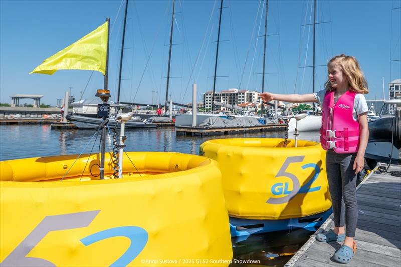 The GL52 fleet will reconnect with Satori Foundation members to experience the boats, technology and sailors on the docks at Palafox Pier - photo © Anna Suslova