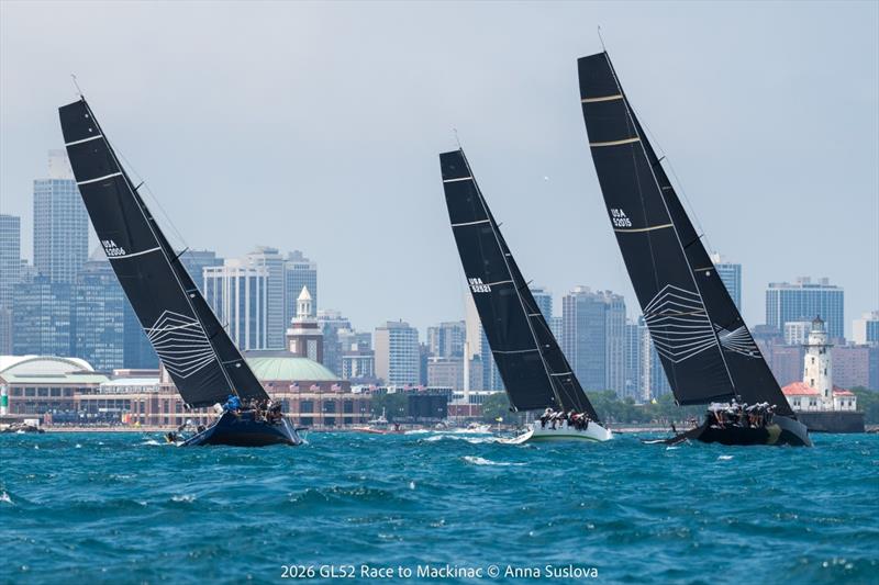 2026 GL52 Race to Mackinac photo copyright Anna Suslova taken at Chicago Yacht Club and featuring the GL52 class