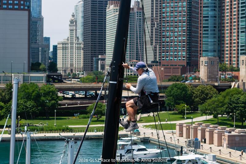 2026 GL52 Race to Mackinac photo copyright Anna Suslova taken at Chicago Yacht Club and featuring the GL52 class