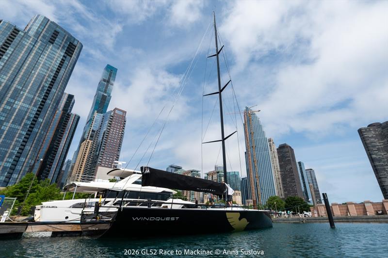 2026 GL52 Race to Mackinac photo copyright Anna Suslova taken at Chicago Yacht Club and featuring the GL52 class