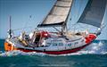 GGR Entrant Guido Cantini (Italy) sailing his well-prepared Vancouver 34 on a one-month sea trial out on to the Atlantic © Hannah Racing