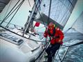 Italian skipper Guido Cantini completing his GGR qualifier aboard Hannah of Cowes, a Vancouver 34. After personal challenges forced him to halt his previous Golden Globe Race campaign, he is now working hard to make the start of the 2026 edition