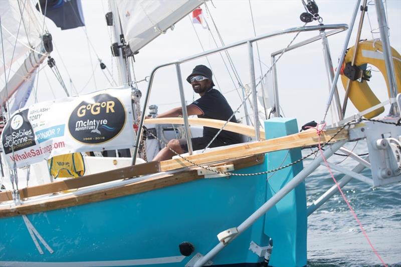 Competitors are allowed to use the engines for propulsion, but like Abhilash Tomy (IND) on his Suhaili replica Thuriya, must balance their limited fuel supplies against the need to charge batteries when down in the Southern Ocean - photo © Tim Bishop / PPL / GGR