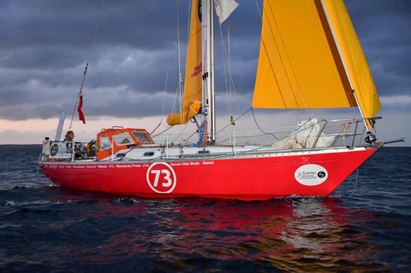 Susie Goodall reports issues with rigging chain plates photo copyright Christophe Favreau / PPL / GGR taken at  and featuring the Golden Globe Race class