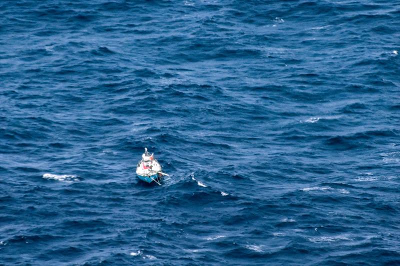 The dismasted Thuriya adrift in the Southern Indian Ocean - photo © French Fisheries Protection