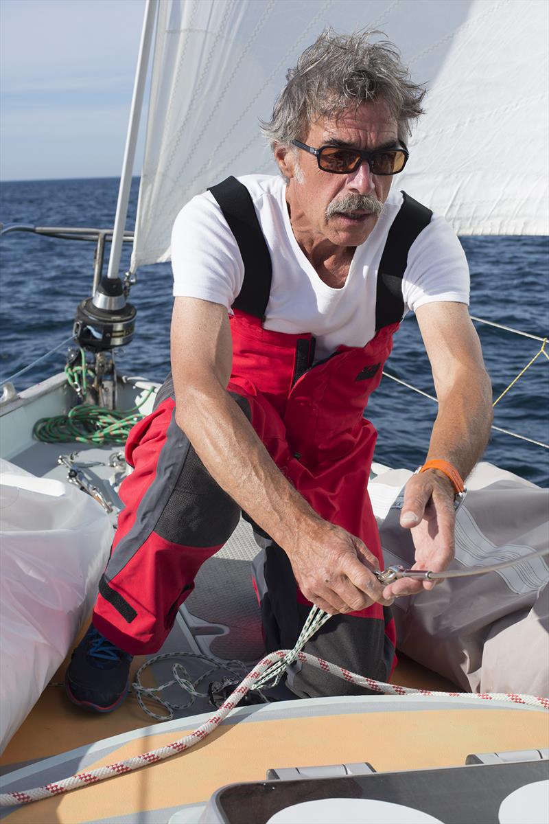 62-year old French yachtsman Loïc Lepage sailing aboard his Nicholson 32 yacht Laaland photo copyright Benjamin BRION / PPL / GGR taken at  and featuring the Golden Globe Race class