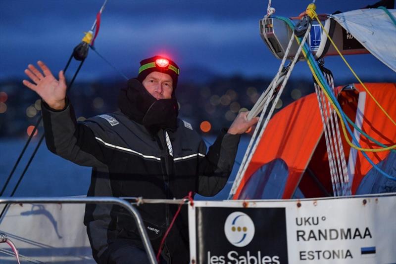 Happy with his performance so far, but will the barnacle growth give Susie Goodall the opportunity to catch up photo copyright Christophe Favreau / PPL / GGR taken at  and featuring the Golden Globe Race class