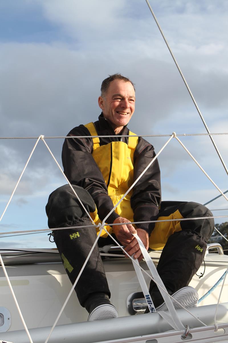 Tapio Lehtinen - pulled perilously close to a lee shore on New Zealand's southern tip - Golden Globe Race 2018 photo copyright Jessie Martin / PPL / GGR taken at  and featuring the Golden Globe Race class