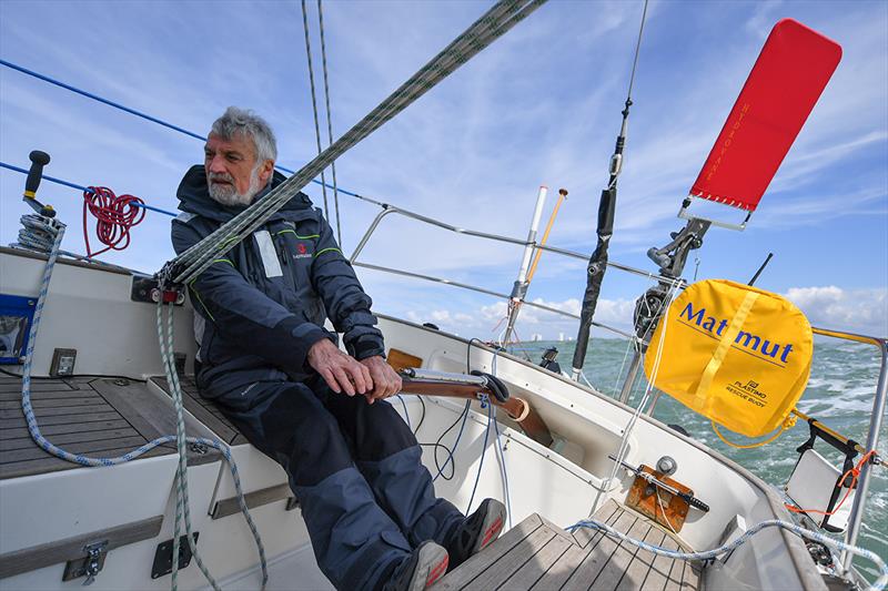 Jean-Luc Van Den Heede predicts a Jan 23 finish - Golden Globe Race photo copyright Christophe Favreau / GGR / PPL taken at  and featuring the Golden Globe Race class