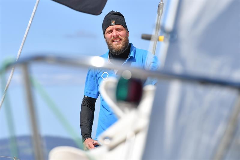 Mark Slats - a last chance perhaps to break Van Den Heede's hold on the Race - Golden Globe Race - Day 190 - photo © Christophe Favreau / PPL / GGR