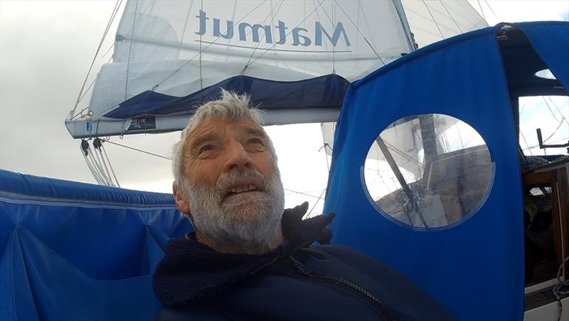 Jean-Luc Van Den Heede must face one last storm before the finish - Golden Globe Race, Day 208 photo copyright Jean-Luc Van Den Heede taken at  and featuring the Golden Globe Race class