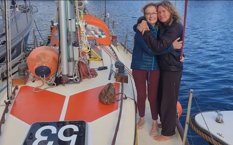 Kirsten Neuschäfer was fortunate enough to spend the season with her family in Cape Town before she set sail again to the start of the GGR photo copyright Kirsten Neuschäfer Team / GGR2022 taken at  and featuring the Golden Globe Race class