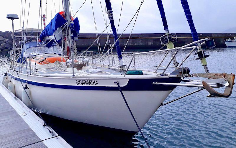 Guy Waites and 'Sagarmatha' prepare for the Golden Globe Race photo copyright Guy Waites Sailing taken at Scarborough Yacht Club and featuring the Golden Globe Race class