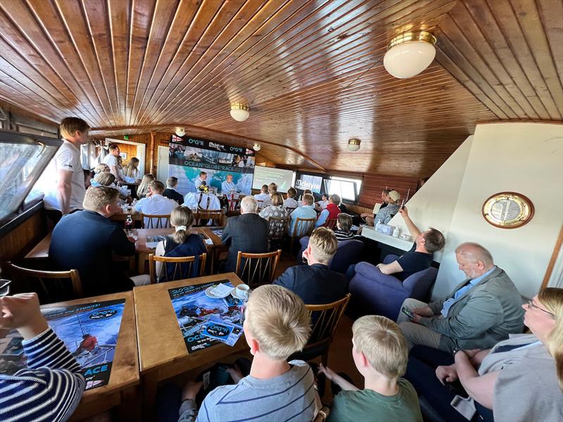 Ocean Globe Race  and Tapio Lehtinen Sailing Joint Press Conference at HSS Yacht Club, Finland last Friday, 17th June photo copyright Aïda Valceanu taken at  and featuring the Golden Globe Race class